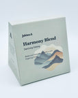 Jaktea Harmony Blend DanCong Oolong gift box featuring five-flavor floral medley, presented in a minimalist mountain-inspired package design.